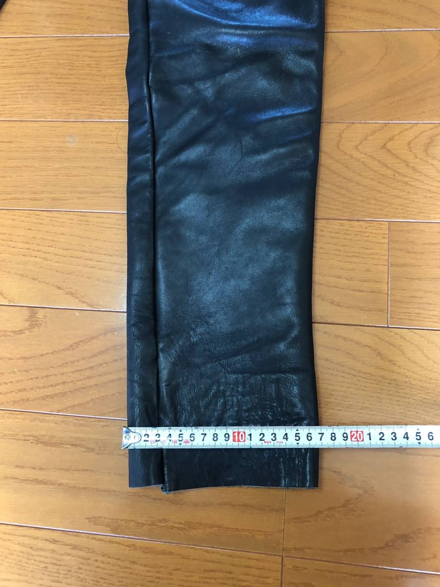 Schott N.Y.C. MADE IN U.S.A. ショット レザーパンツ サイズ32 黒色