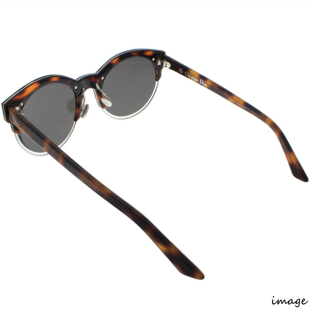  новый товар * редкий! Celeb любимый *Dior Sideral1* раунд солнцезащитные очки J6A(NR) Brown серый линзы / Habana / панцирь черепахи / кошка I /DiorSideral1( Sideral )