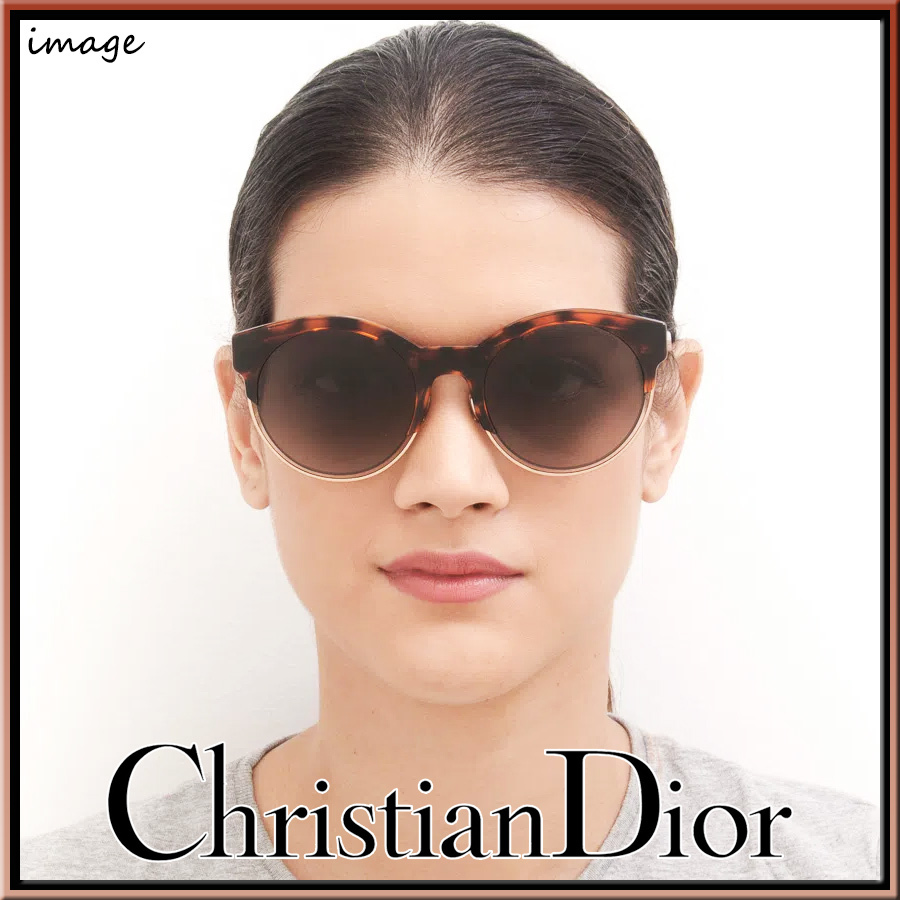  новый товар * редкий! Celeb любимый *Dior Sideral1* раунд солнцезащитные очки J6A(NR) Brown серый линзы / Habana / панцирь черепахи / кошка I /DiorSideral1( Sideral )