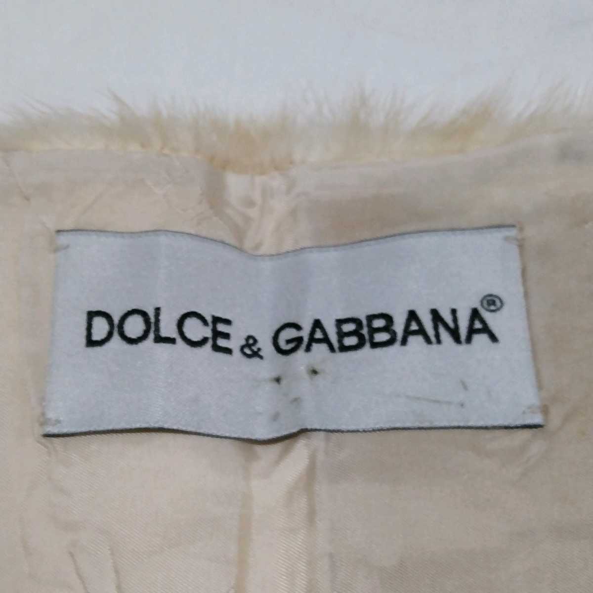 本物 ドルチェ＆ガッバーナ タグあり ミンクマフラー ストール DOLCE＆GABBANA ドルガバ_画像2