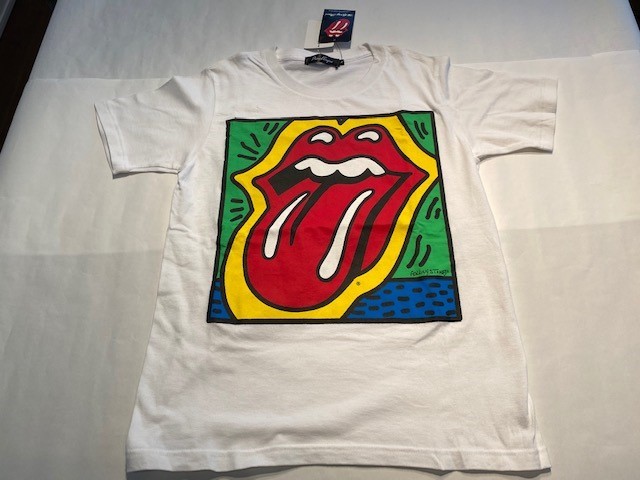 THE ROLLING STONES（ザ・ローリング・ストーンズ） Tシャツ ホワイト Sサイズ　 展示未使用品　_画像1