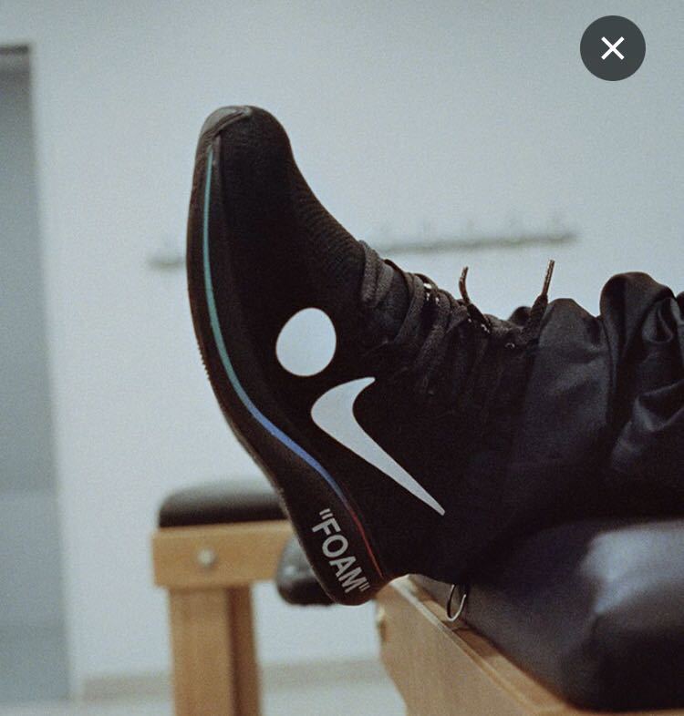 OFF-WHITE / NIKE ZOOM FLY MERCURIAL BLACK_画像9