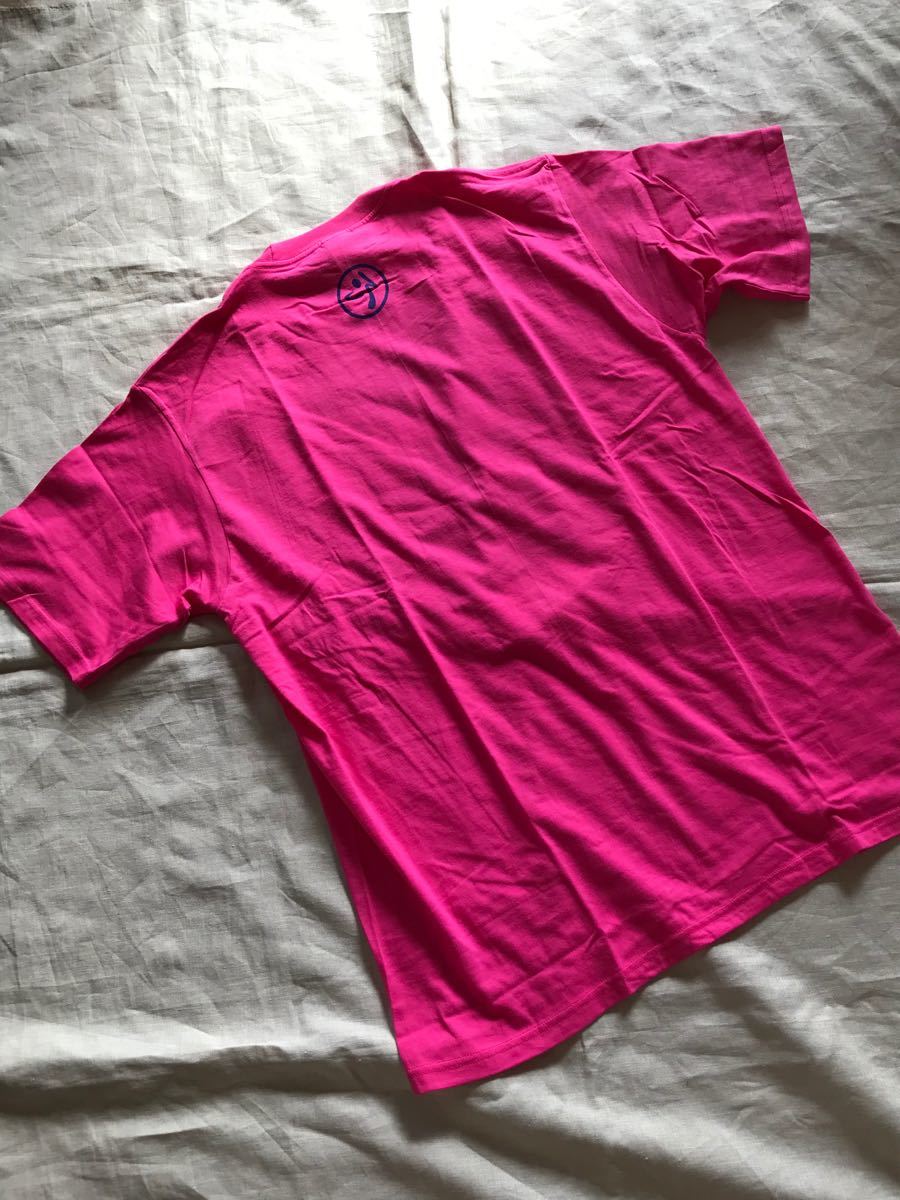 ZUMBAズンバウェア Tシャツ ピンク 男女兼用 フリーサイズ