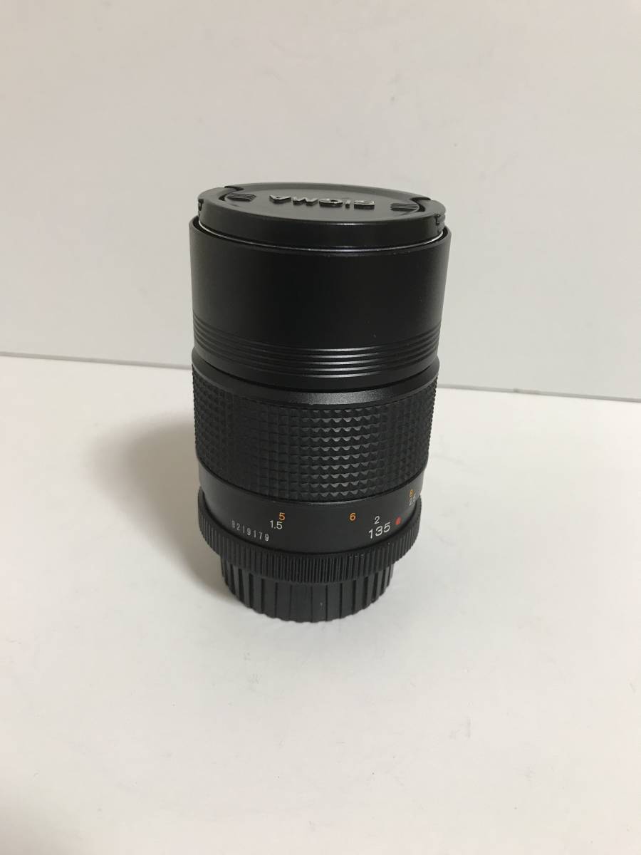 KONICA HEXANON AR 135mm f3・5 フード藏 良品_画像1