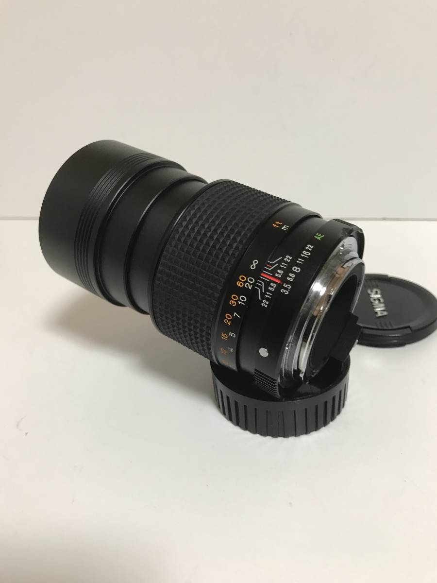 KONICA HEXANON AR 135mm f3・5 フード藏 良品_画像4