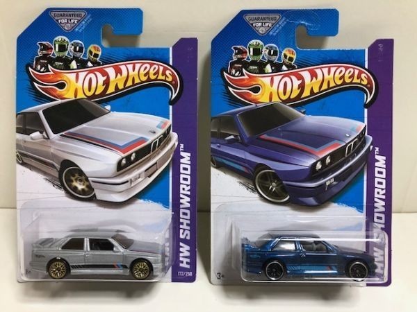 レア 【 2台セット E30 M3 】 '92 BMW M3 / HOT WHEELS ホットウィール 管理B8_画像1