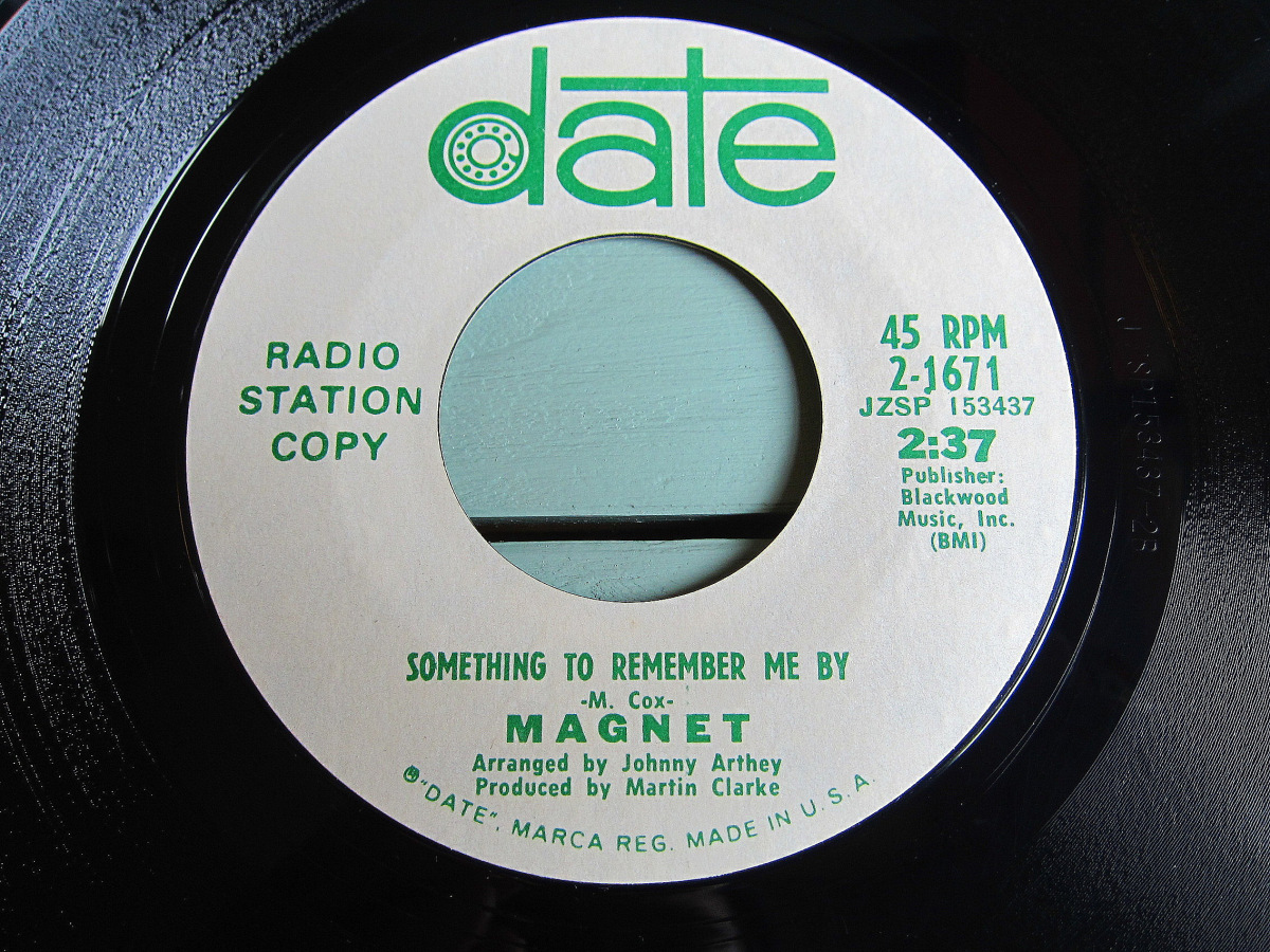 MAGNET●EVERYTHING/SOMETHING TO REMEMBER ME BY date 2-1671●210318t2-rcd-7-rkレコード米盤45ロック60's 69年UK7インチ_画像3