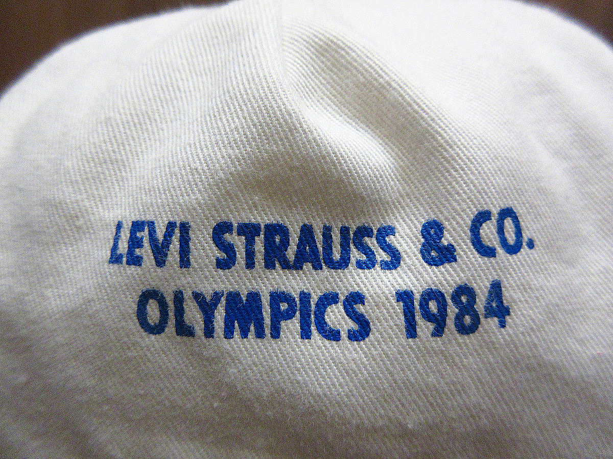  Vintage 80\'s*Levi\'s 1984 год Roth . колесо колпак 7 1/8 - 7 5/8*210321n4-m-cp-bb 1980s Levi's Los Angeles Olympic шляпа 
