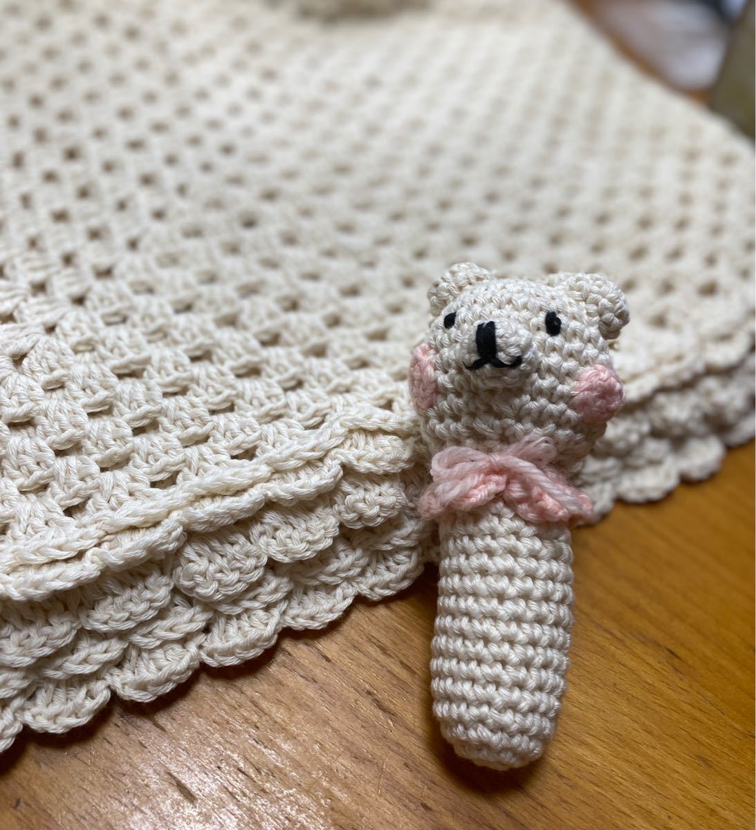 Paypayフリマ ハンドメイド 赤ちゃん にぎにぎ くまさん 出産お祝いのプレゼントにも喜んでいただけます 編みぐるみ Paypayフリマ ハンドメイド 赤ちゃん にぎにぎ くまさん 出産お祝いのプレゼントにも喜んでいただけます 編みぐるみ