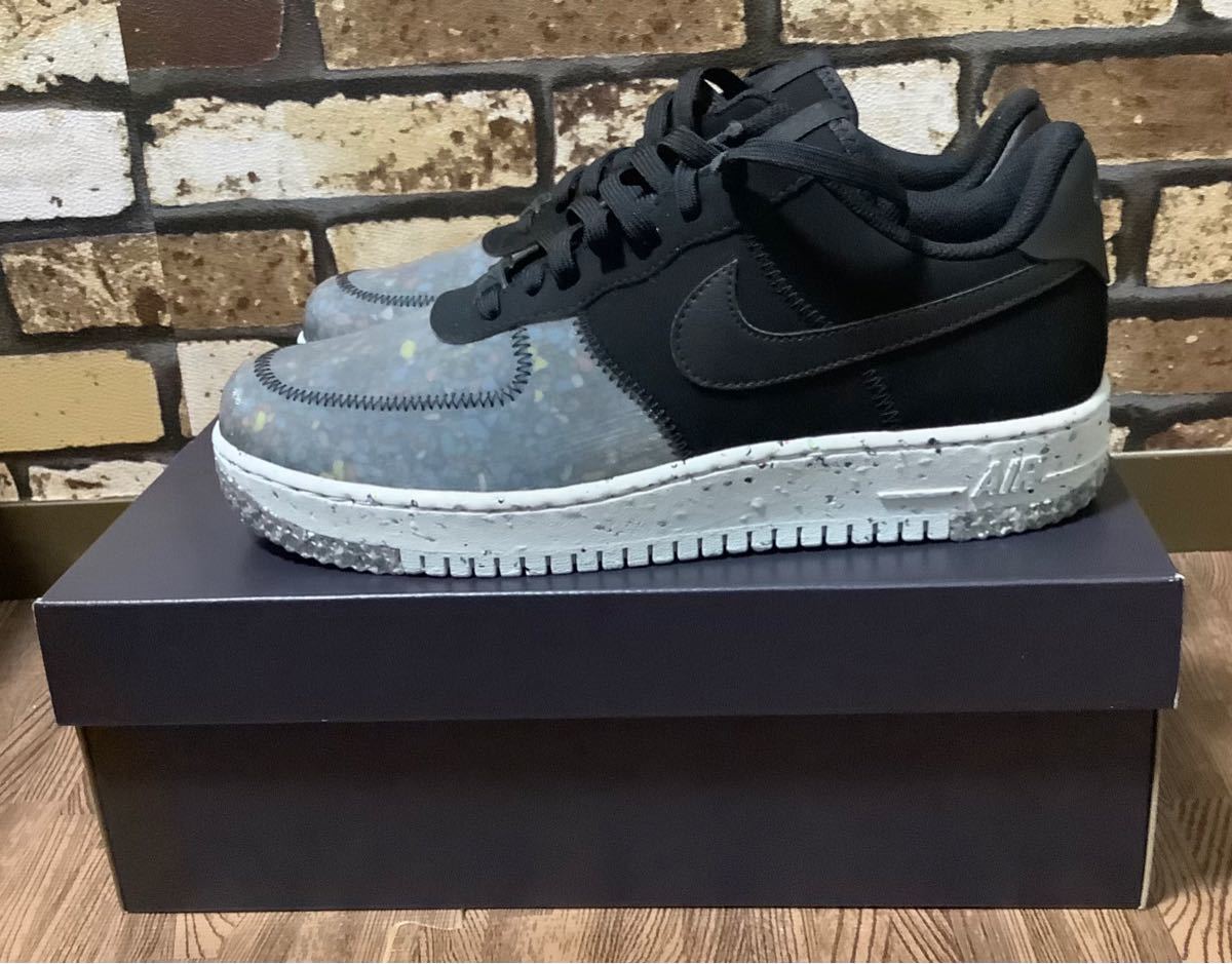 エアフォース1 クレーター 未使用品 黒タグ付 NIKE AIR FORCE1 CRATER ナイキ スニーカー AF1 軽量 感謝の声続々! AIRFORCE1 専用【新品未使用】限定 エアフォース1 レザー 黒 ドレス/ビジネス