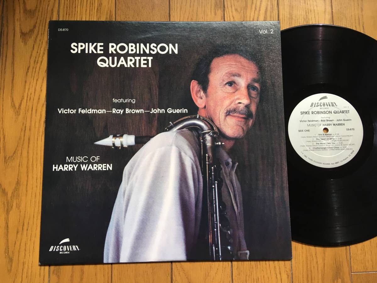 スパイク・ロビンソン＋ヴィクター・フェルドマン・トリオ SPIKE ROBINSON＋VICTOR FELDMAN TRIO ※ベースはレイ・ブラウン RAY BROWN(寺島