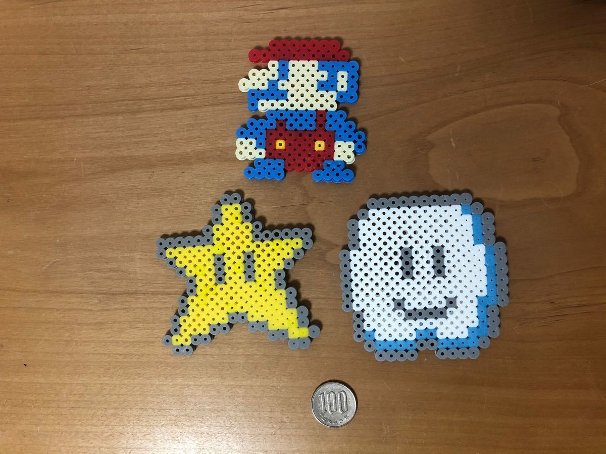 Paypayフリマ アイロンビーズ 3つセット マリオ Paypayフリマ アイロンビーズ 3つセット マリオ