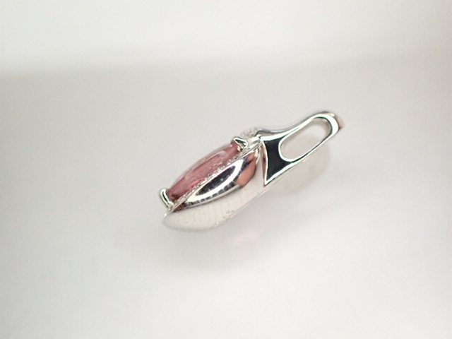 美品 Pt1000 ピンクトルマリン1.95ct ダイヤ計0.09ct デザイン