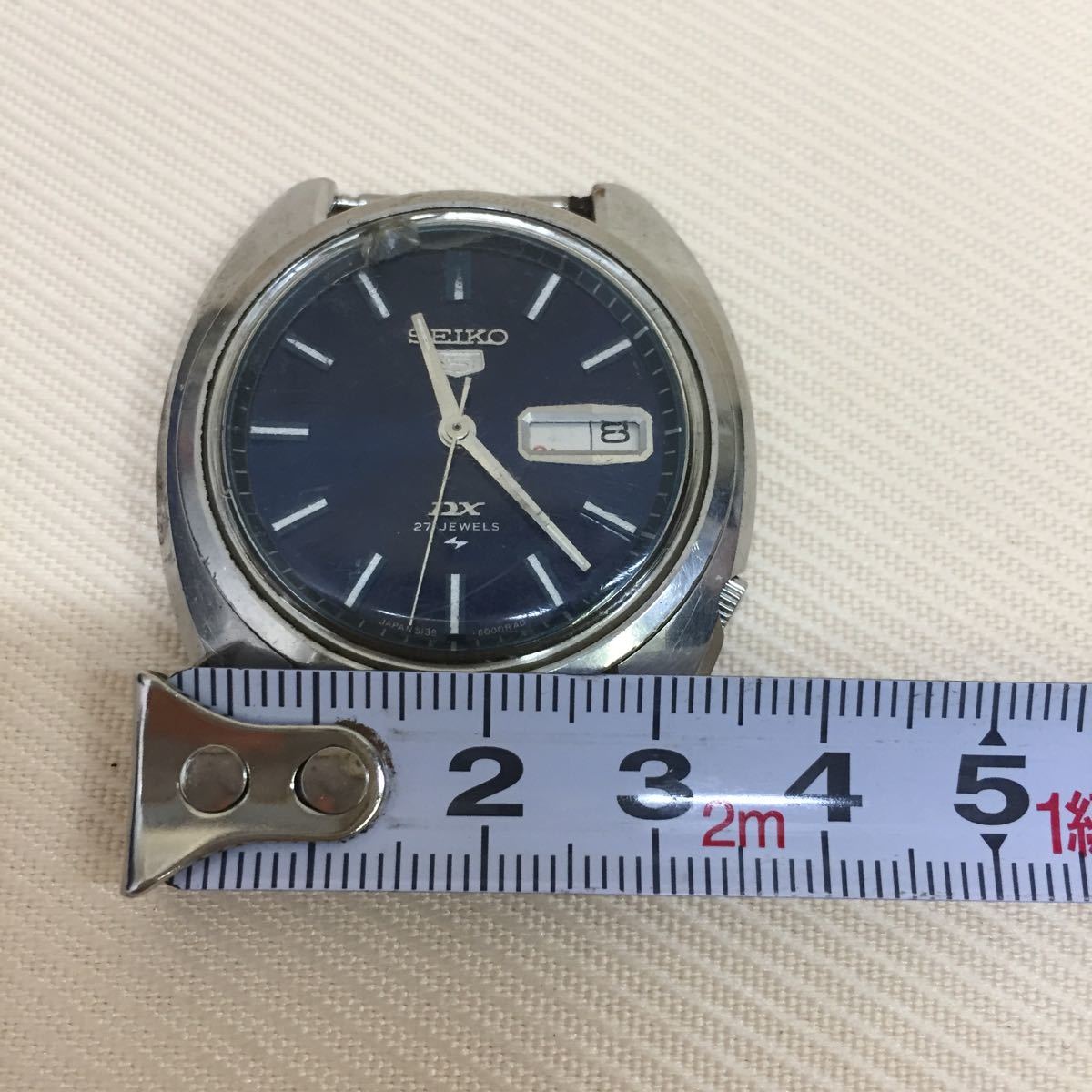 ○K141○ SEIKO セイコー 腕時計 自動巻き 5139-6000 DX 27JEWELS ジャンク品_画像6