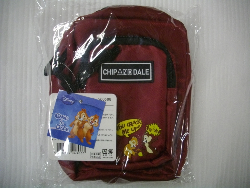  Disney chip &te ilmi ni shoulder pouch bag 2WAY