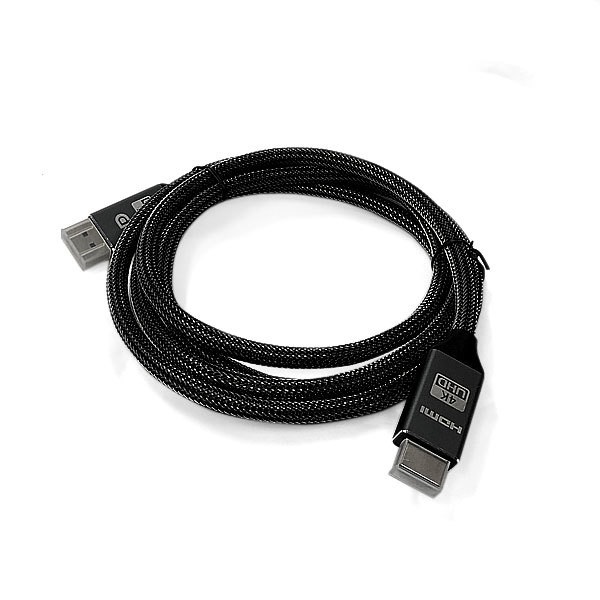 【E0063】DisplayPort to HDMI メッシュケーブル 2K/4K対応 UHD対応 ラッチなし_画像4
