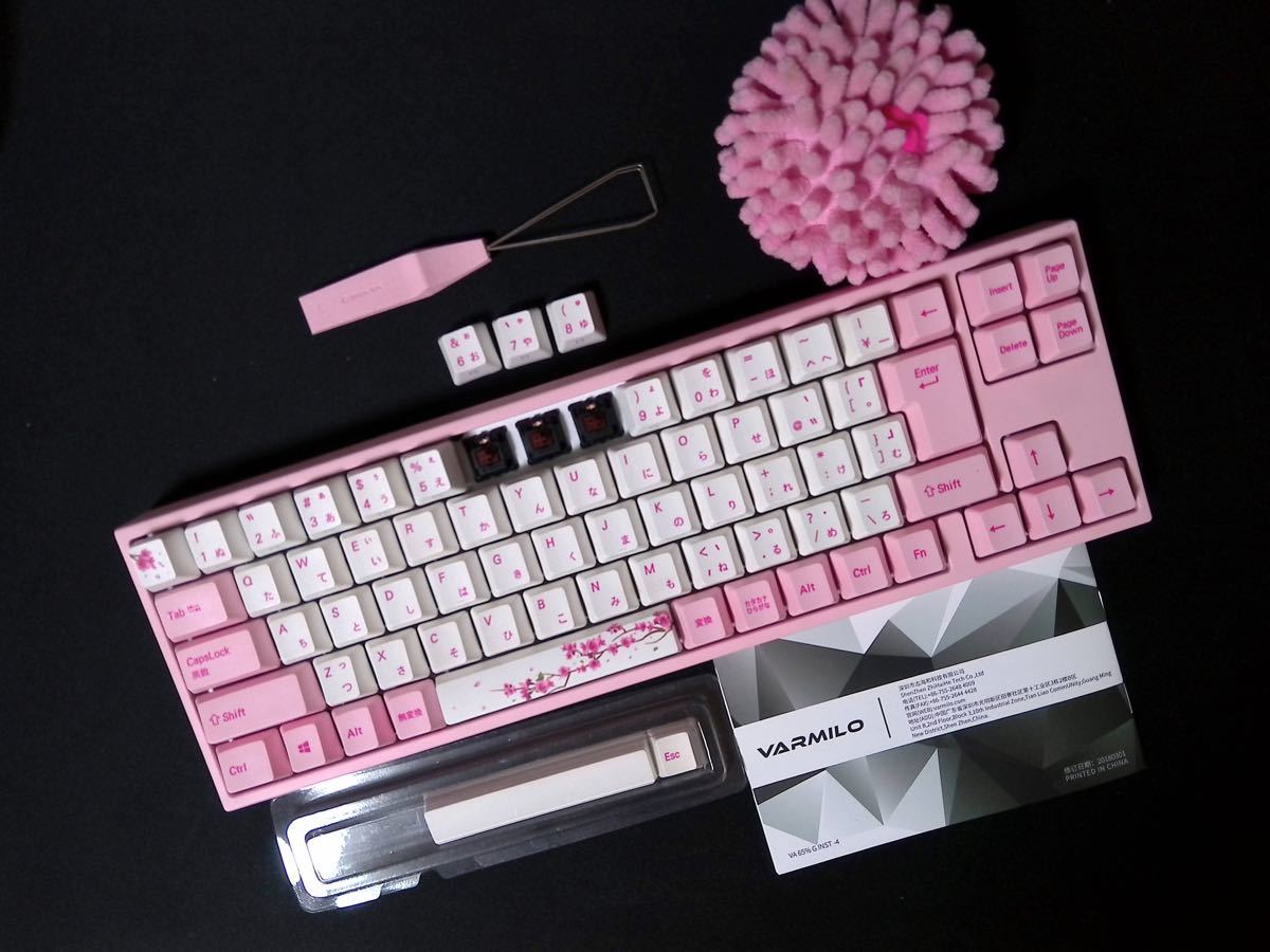 Ducky& Varmiloゲーミングキーボード Sakura(桜)茶軸|Yahoo Ducky& Varmiloゲーミングキーボード Sakura(桜)茶軸|Yahoo