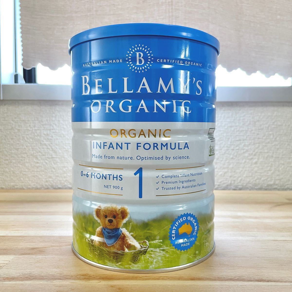 ベラミーズ オーガニック粉ミルク step1(0～6ヶ月) 大缶 900g×1 - 食事