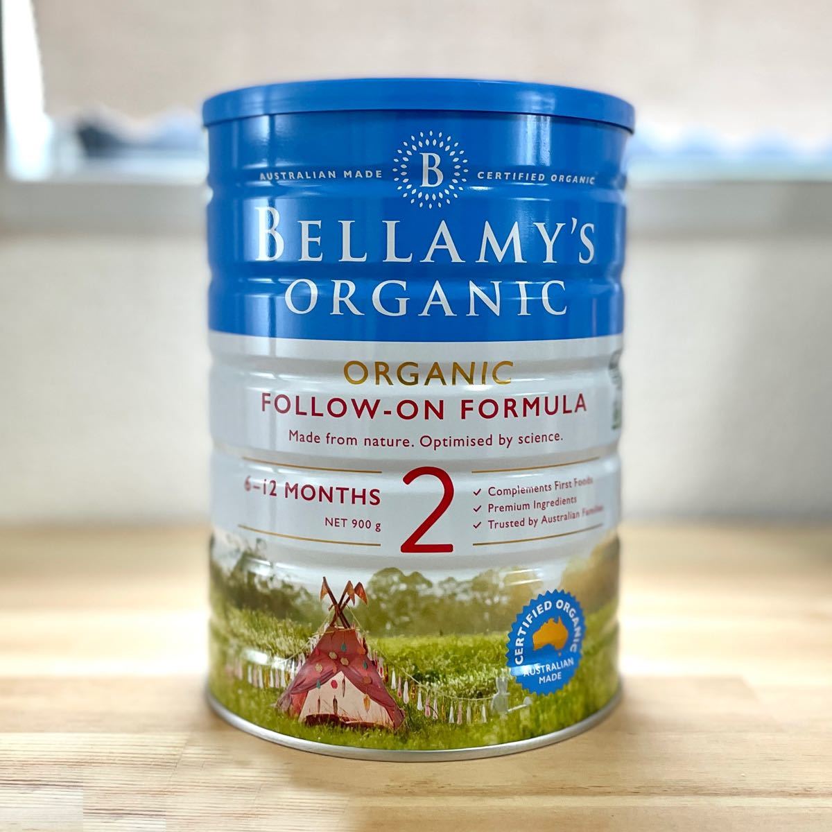 ベラミーズ オーガニック粉ミルク ステップ2（6〜12ヶ月）大缶 900g Bellamy's Organic