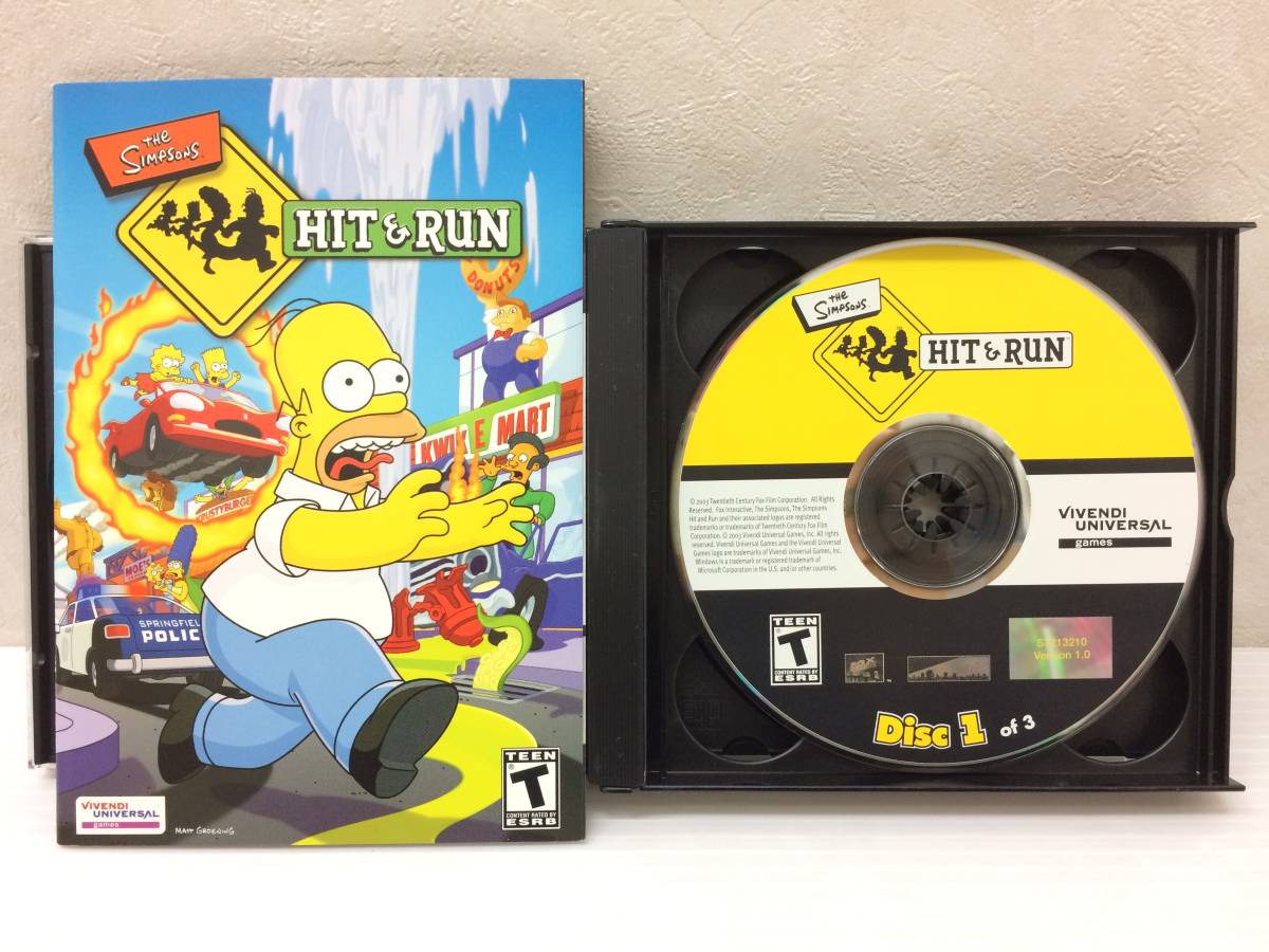 *THE SIMPSONS HIT&RUN импорт версия The * Simpson zPC windows98/Me/2000/XP б/у товар sygetc031607