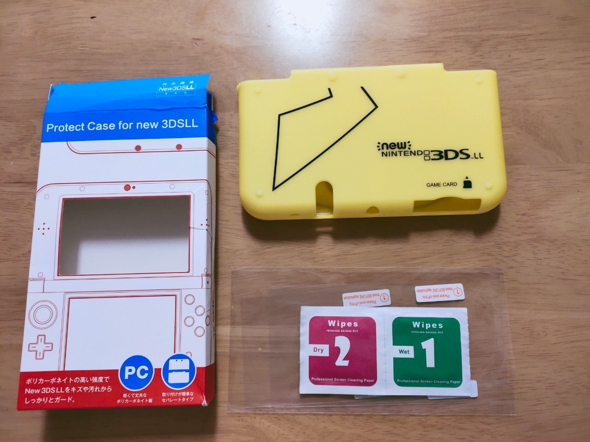 Paypayフリマ New 3dsll用 カバー ピカチュウ 液晶フィルム付き Paypayフリマ New 3dsll用 カバー ピカチュウ 液晶フィルム付き