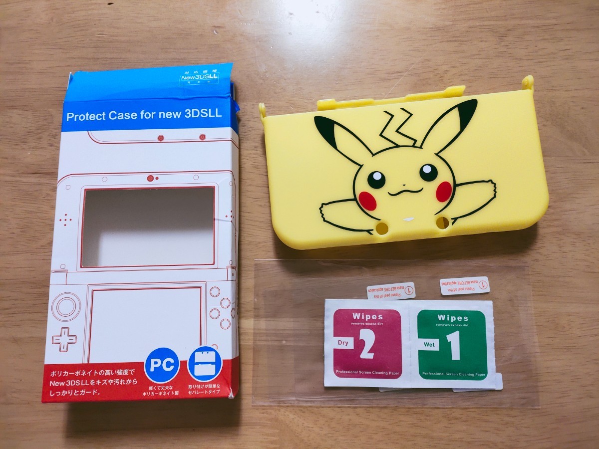 Paypayフリマ New 3dsll用 カバー ピカチュウ 液晶フィルム付き Paypayフリマ New 3dsll用 カバー ピカチュウ 液晶フィルム付き