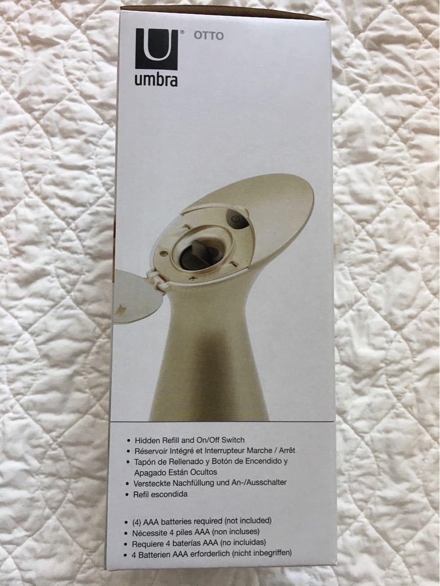 umbraオートソープディスペンサー 自動センサーポンプ【新品未使用品】 umbra アンブラ