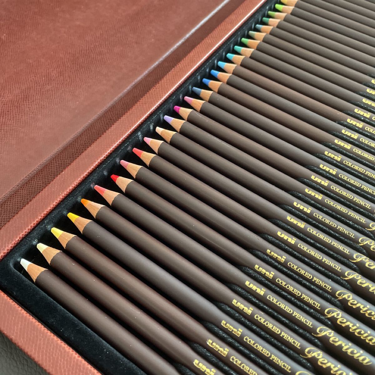 【廃盤】三菱UNI ペリシア　高級油性色鉛筆　36色セット