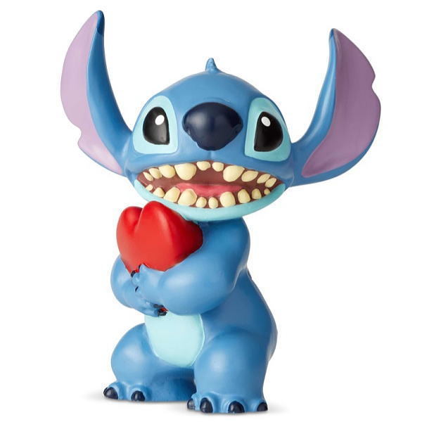  Disney Stitch мини фигурка Heart enesko* Disney * витрина * коллекция USA 2019-2021 год новый товар 