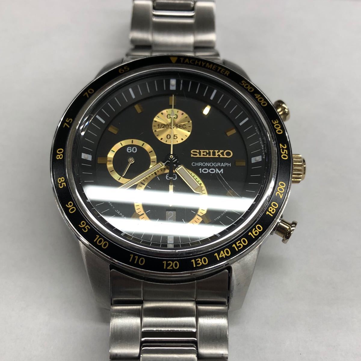 SEIKO セイコー クロノグラフ 7t92-0NW0 クォーツ 中古品|Yahoo SEIKO セイコー クロノグラフ 7t92-0NW0 クォーツ 中古品|Yahoo