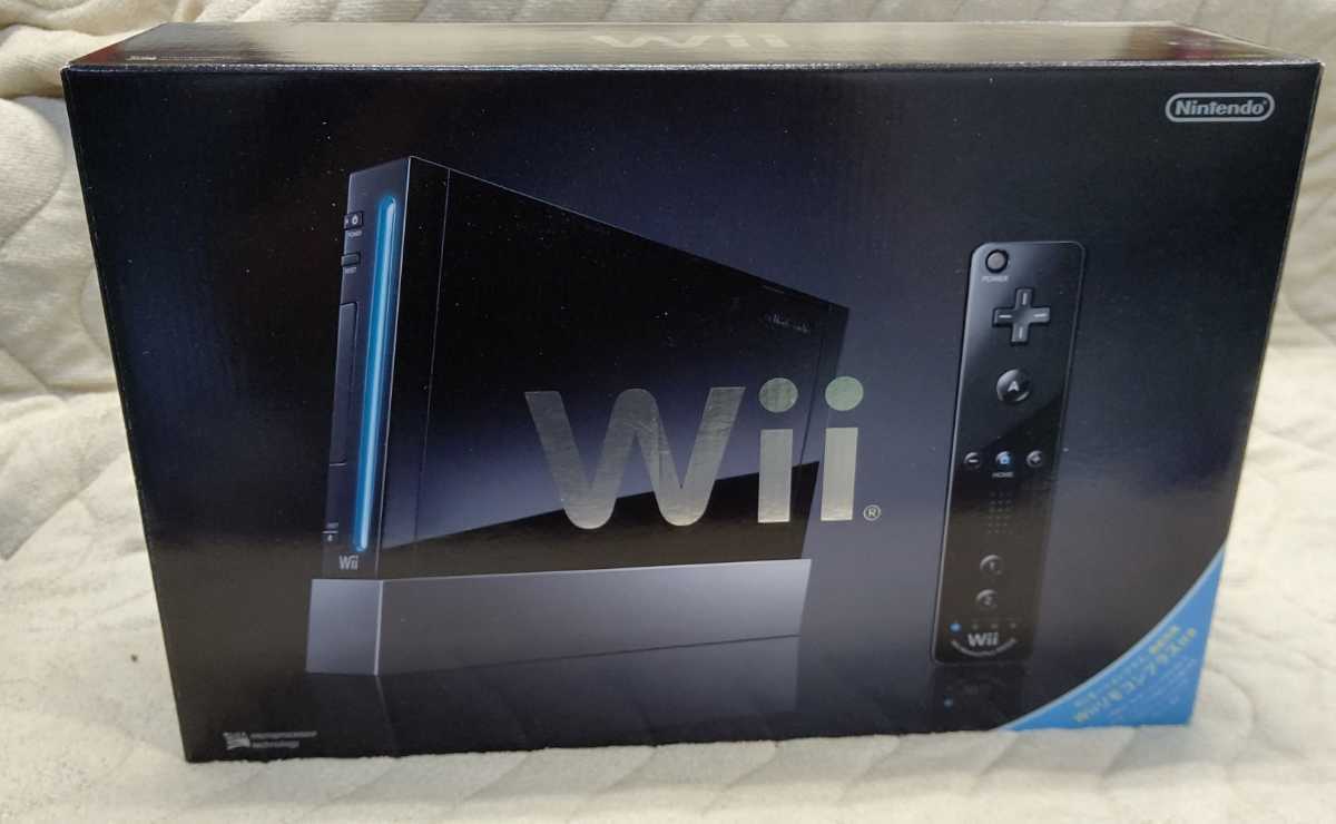 任天堂 ニンテンドー Wii ゲーム機 中古 RVL-S-KAAH BLACK 付属品 黒 ブラック【21/03 H-1】