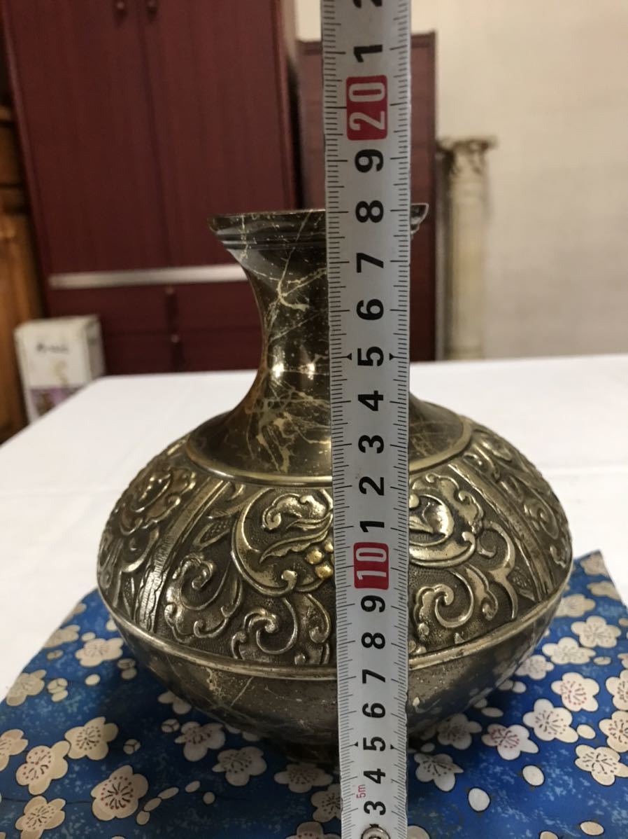 壺 花瓶 古美術 中国美術 青銅製か黄銅製 品 | monsterdog.com.br
