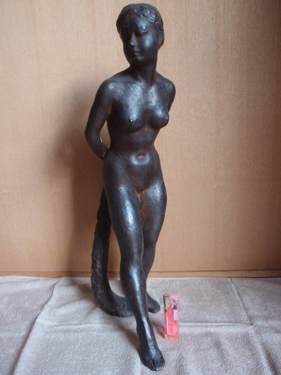最新作の ブロンズ 館野弘青 「飛躍」 裸婦像 人物像 置物 約2.4kg V 