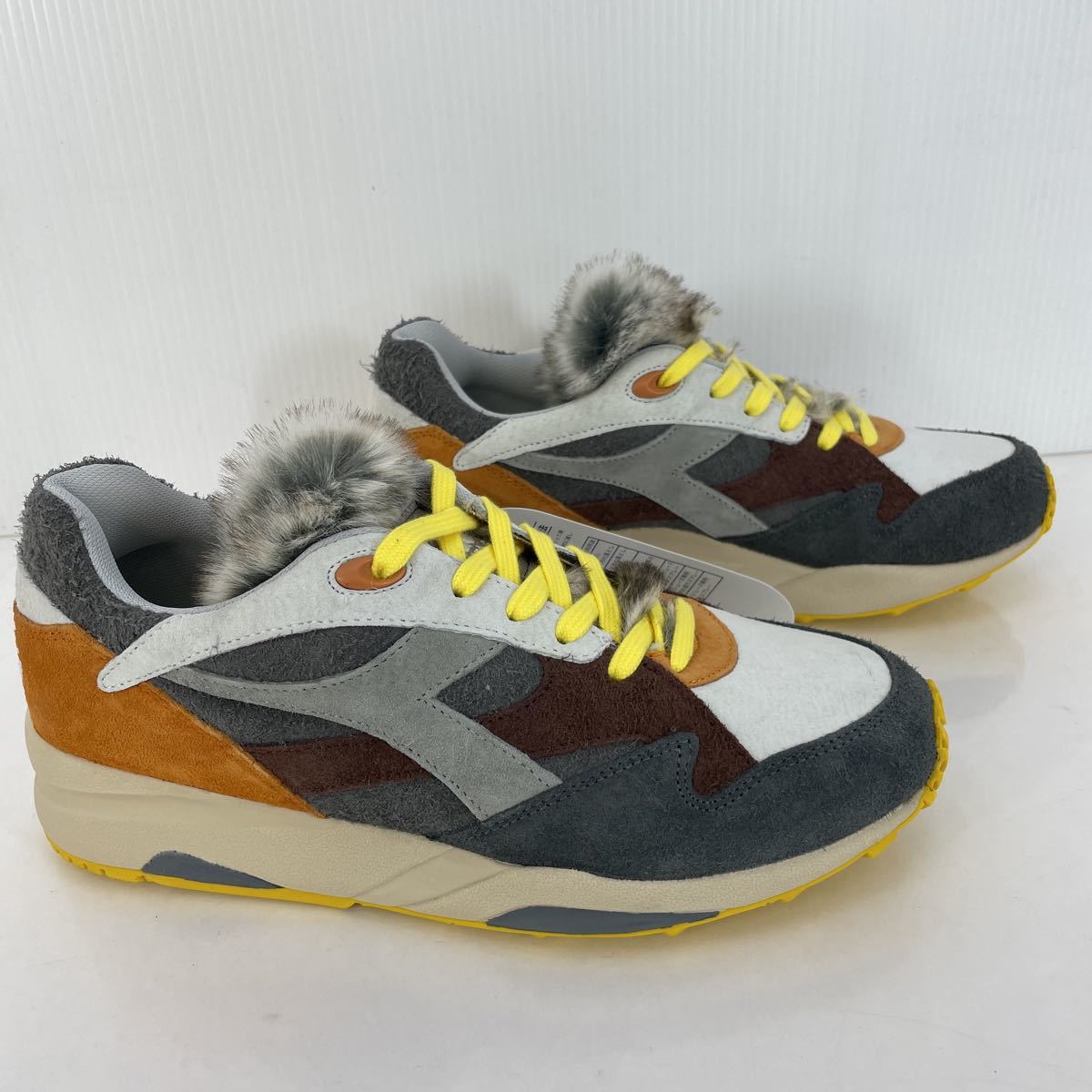 ディアドラ/DIADORA ヘリテージ ECLIPSE LUPO スニーカー 6/24.5ｃｍ(176580-5078)箱なし/展示品/少々難あり　定価￥33000＃225_画像1