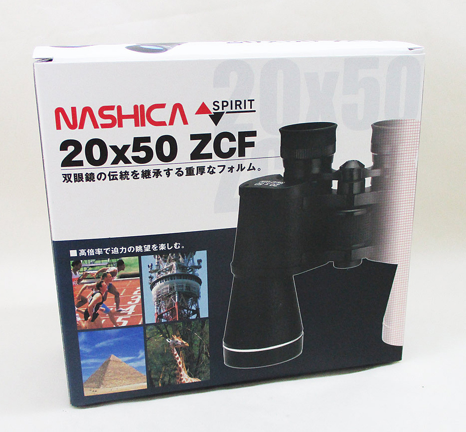 NASHICA/ Nashica /20×50 ZCF SPIRIT/ binoculars 20 times / tripod use possibility / bird-watching / sport . war .* new goods unused 