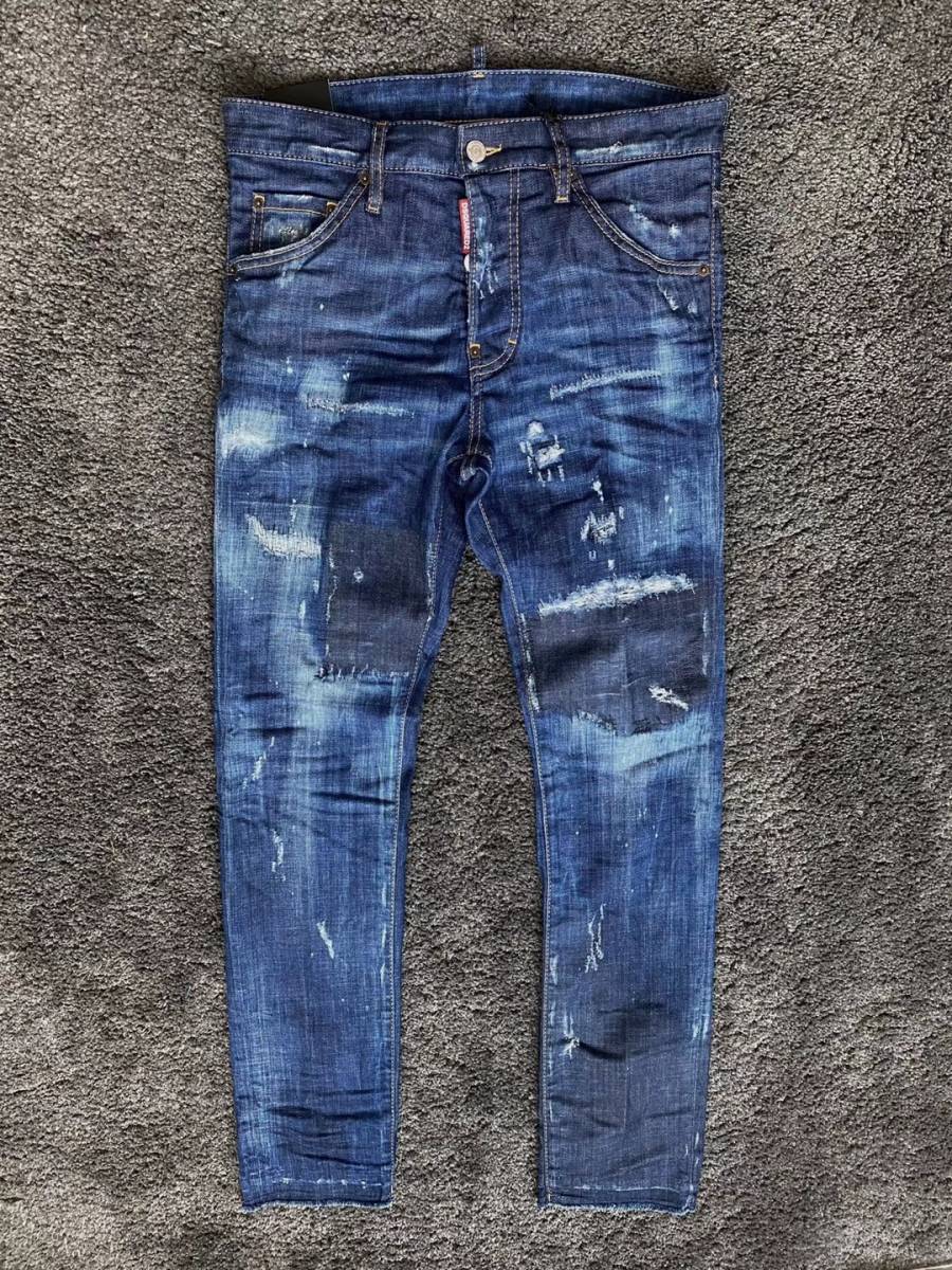 確認用 新品 20AW DSQUARED2 ディースクエアード Cool Guy デニム S71LB0834 入札前ご連絡要