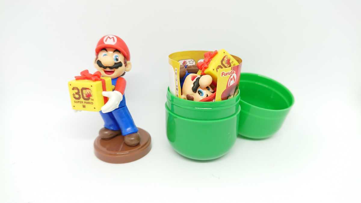 チョコエッグ スーパーマリオ 30th 30周年 マリオ&プレゼント 赤 フィギュア Nintendo mario_画像1