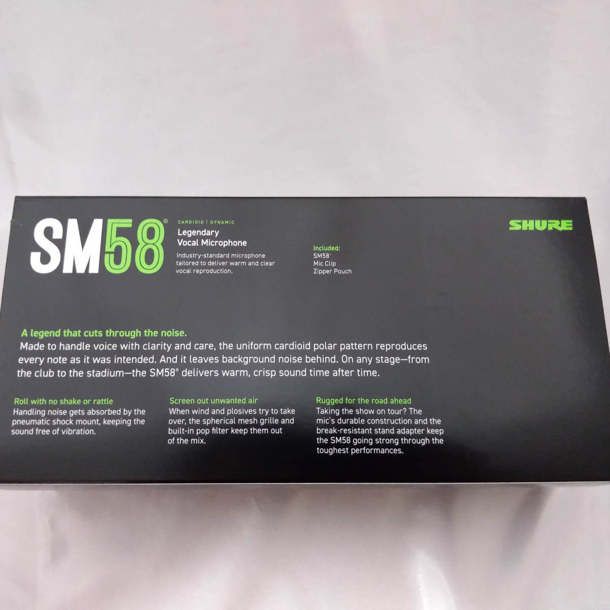 SHURE Sure - electrodynamic microphone SM58SE new goods unused 