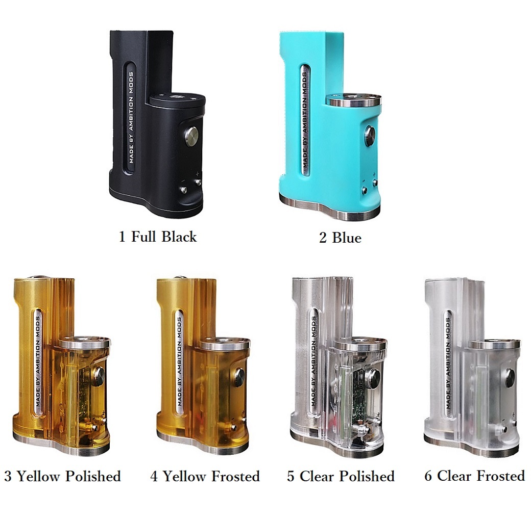 VAPE Ambition MODS EASY Side Box Mod【正規品】YELLOW FROSTED　新品_画像2