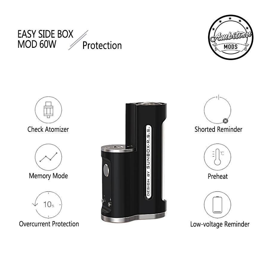 VAPE Ambition MODS EASY Side Box Mod【正規品】YELLOW FROSTED　新品_画像4