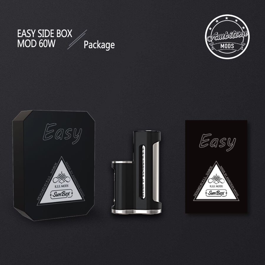 VAPE Ambition MODS EASY Side Box Mod【正規品】YELLOW FROSTED　新品_画像7