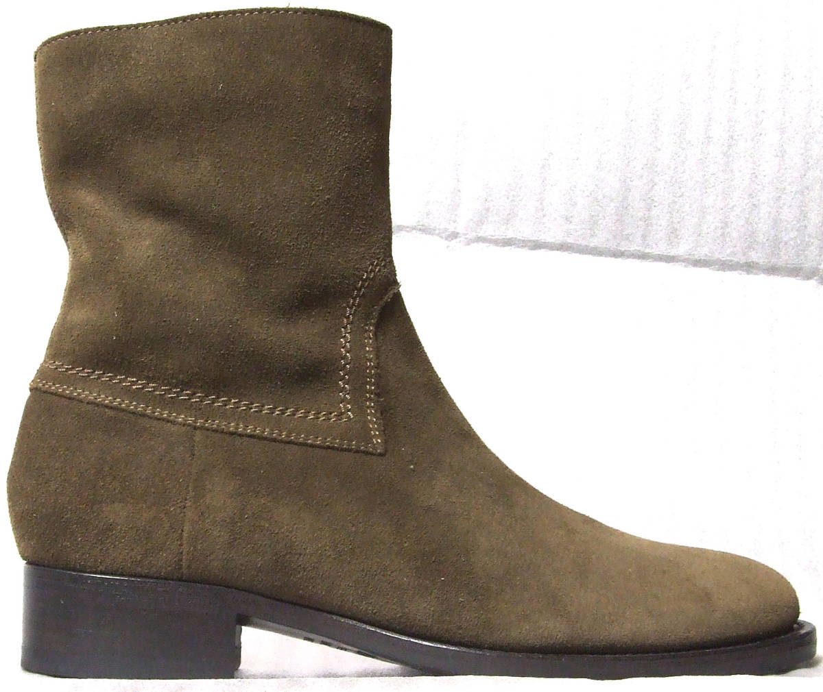 ■BUTTERO-B1120 SIDE ZIP SUEDE BOOT【40：SAND】箱付試着のみ保管新品ブッテロ_画像4