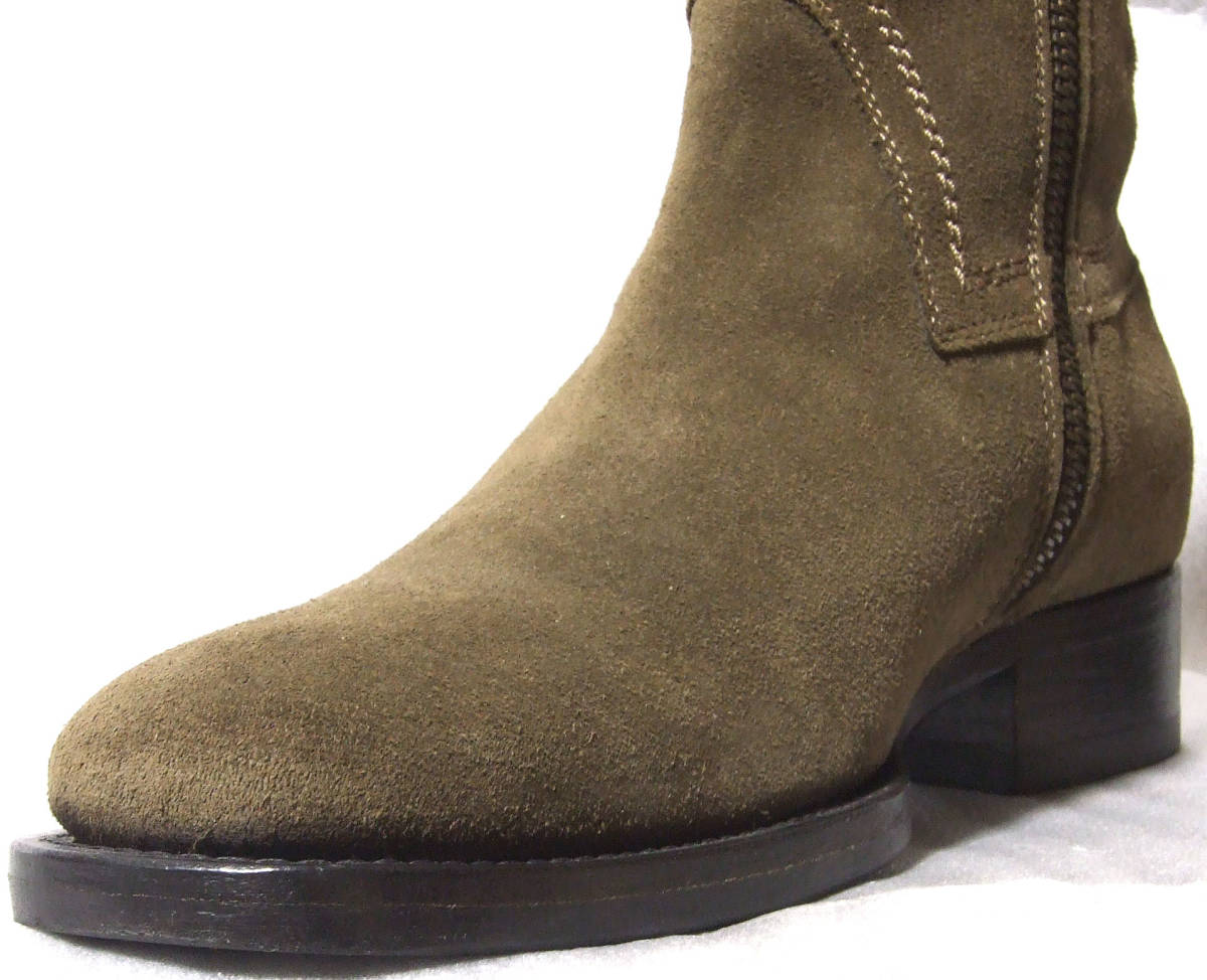 ■BUTTERO-B1120 SIDE ZIP SUEDE BOOT【40：SAND】箱付試着のみ保管新品ブッテロ_画像9