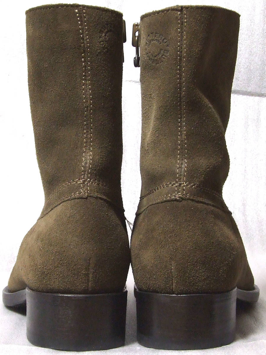 □BUTTERO-B1120サイドジップSUEDE BOOT【40BWN】箱付新同極美品