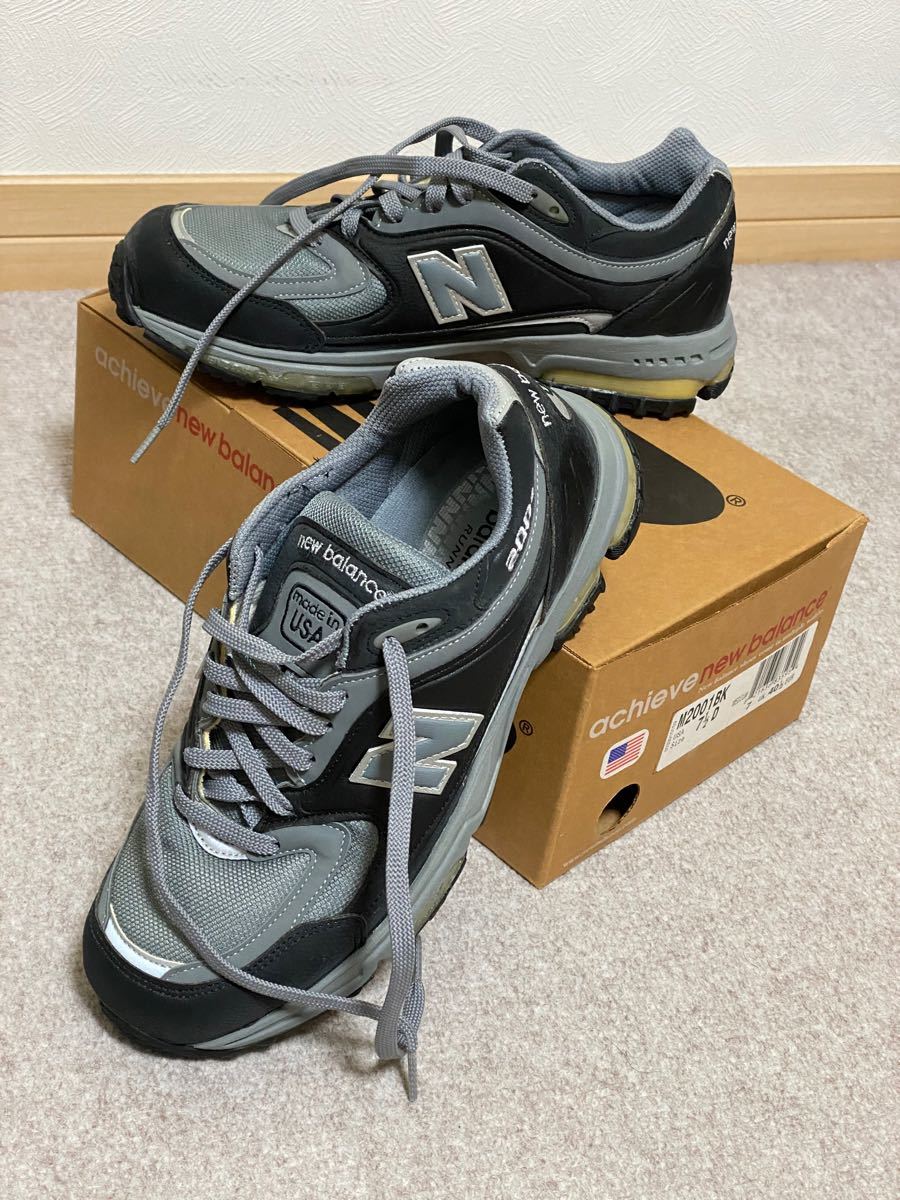 ニューバランス　new balance M2001BK MADE IN USA 25.5cm 7 1/2