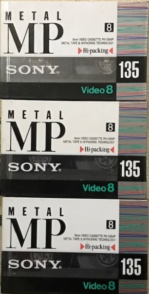 SONY　ソニー　Video 8　8ミリビデオMP メタルテープ　いろいろ計5本　新品未使用 長期保管品_画像6