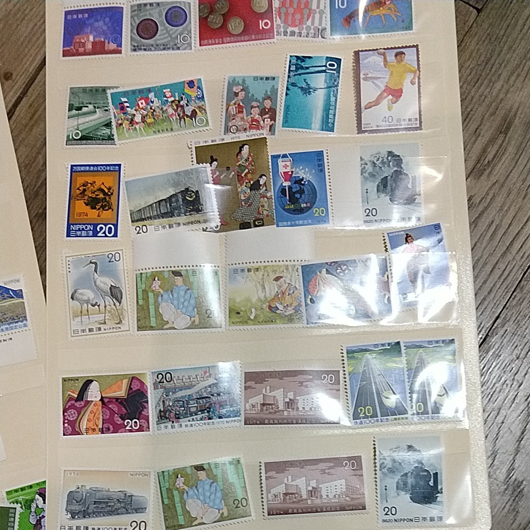 古い切手と62円の切手シート