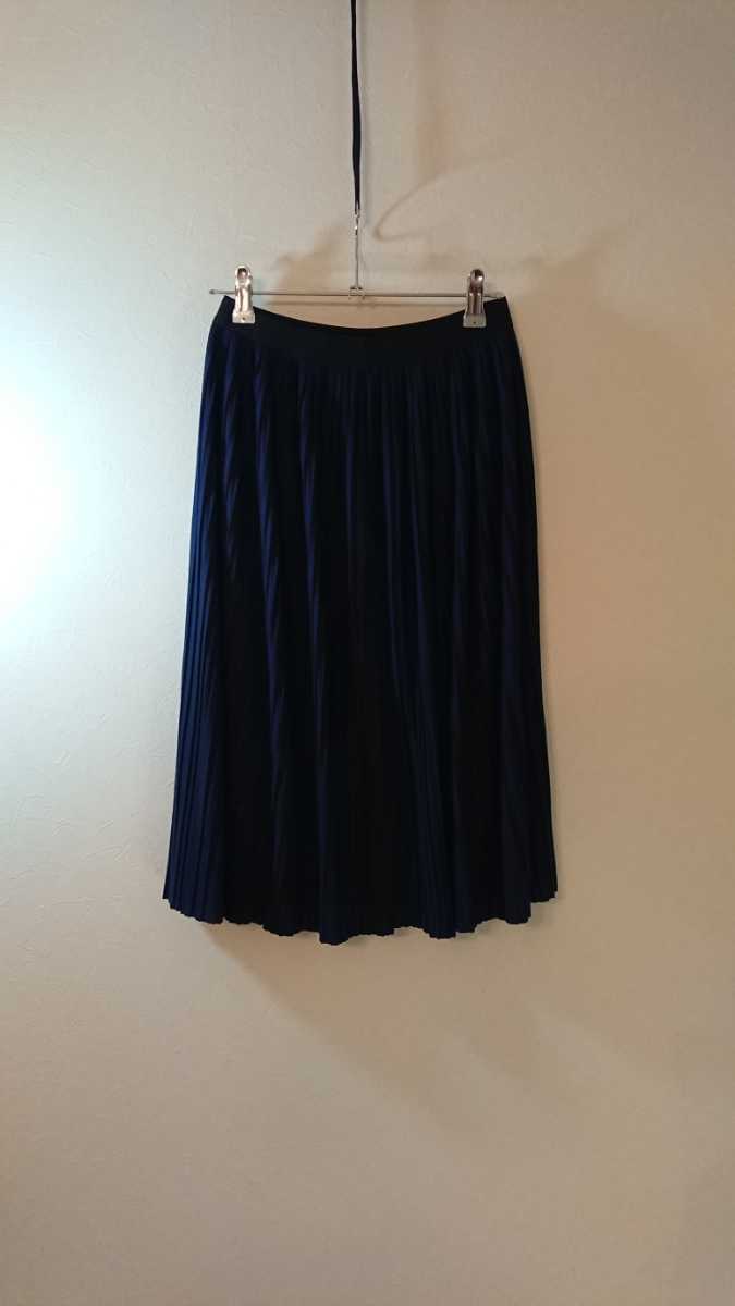 ユニクロ プリーツスカート サイズS フレアスカート ロングスカート UNIQLO 春物 秋物 ウエスト60cm-66cmの画像2