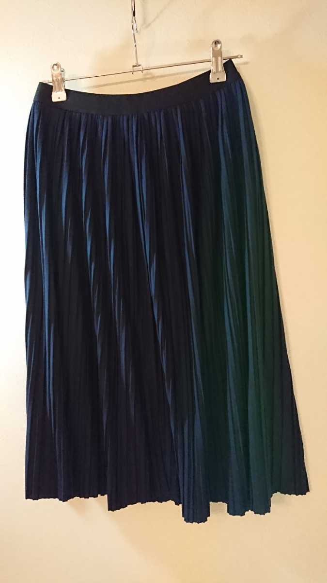 ユニクロ プリーツスカート サイズS フレアスカート ロングスカート UNIQLO 春物 秋物 ウエスト60cm-66cmの画像6