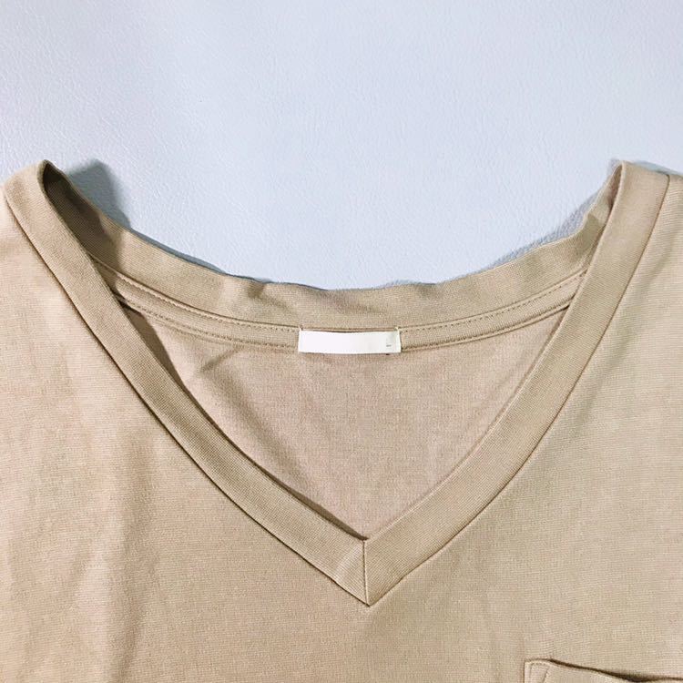 Paypayフリマ Gu ジーユー vネック Tシャツ ノースリーブ ベージュ アースカラー 夏物 レディース カットソー 半袖 Paypayフリマ Gu ジーユー vネック Tシャツ ノースリーブ ベージュ アースカラー 夏物 レディース カットソー 半袖